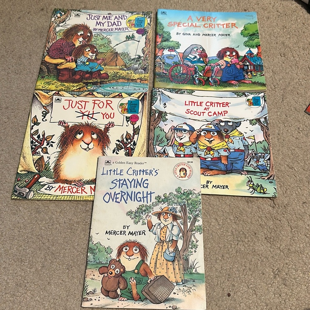 5 Mercer Mayer‎ Little Critter 90s paperback books children’s paperback books